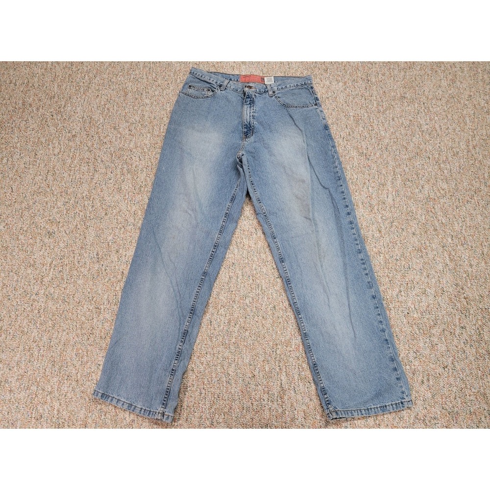 Mossimo Jeans Men 36x34 Blue Wide Leg Baggy Streetwear Skater Grunge Y2K Vintage